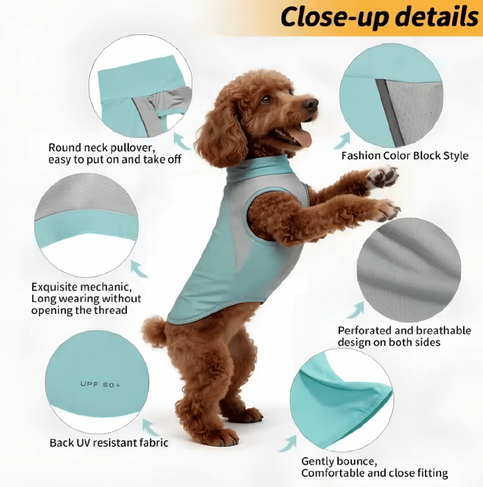 The ChillVest™ Lightweight Dog Cooling Vest with UPF 50+