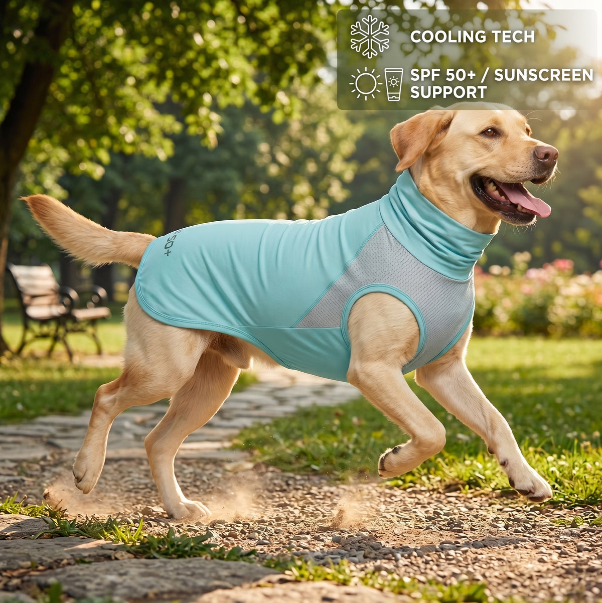 The ChillVest™ Lightweight Dog Cooling Vest with UPF 50+