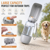 ChillBottle features: one-press release, dust cap protection and leak-proof design