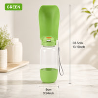 ChillBottle in green with the bowl open
