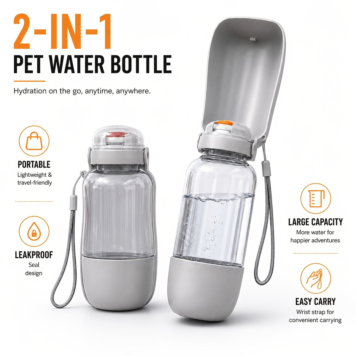 ChillBottle shown closed and open on a white background