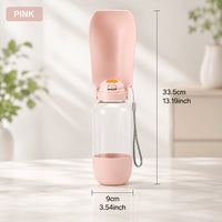 ChillBottle in pink with the bowl open